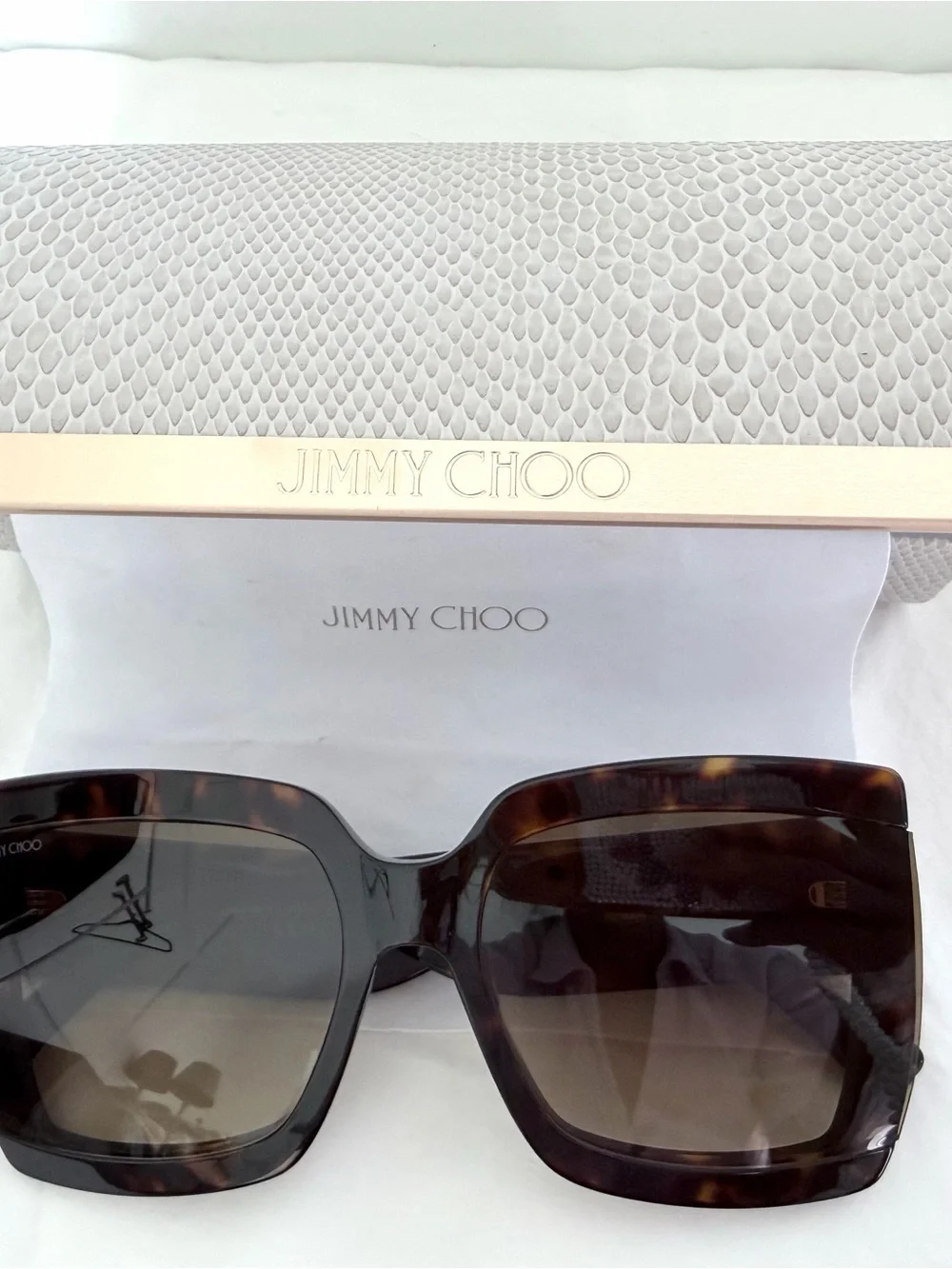 JIMMY CHOO Havana Square-Frame Sunglasses WMN